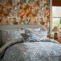 Harlequin Harlequin Crater Single Duvet Cover SET, Sapphire listed by Bedeck Home