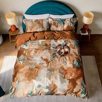 Harlequin Foresta Double Duvet Cover Set, Terracotta