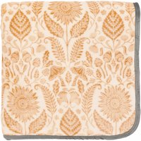 Helena Springfield Harvest Moon Helena Springfield Harvest Moon Sunflowers Fleece Throw, Graphite/Copper listed by Bedeck Home