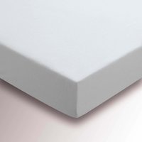 Helena Springfield Helena Springfield Brushed Cotton Single Fitted Sheet, Silver listed by Bedeck Home