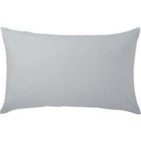 Helena Springfield Helena Springfield Brushed Cotton Pair of Standard Pillowcases, Silver listed by Bedeck Home