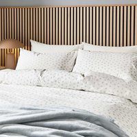 Helena Springfield Calico & Chalk Helena Springfield Calico & Chalk Leaf Sprig Double Duvet Cover SET, Grey listed by Bedeck Home