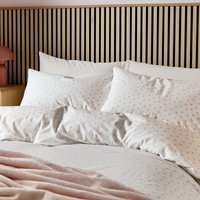 Helena Springfield Calico & Chalk Helena Springfield Calico & Chalk Leaf Sprig Kingsize Duvet Cover SET, Pink listed by Bedeck Home