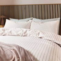 Helena Springfield Calico & Chalk Helena Springfield Calico & Chalk Tranquil Check Single Duvet Cover SET, Pink listed by Bedeck Home