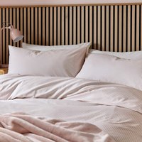 Helena Springfield Calico & Chalk Helena Springfield Calico & Chalk Twill Stripe Single Duvet Cover SET, Pink listed by Bedeck Home