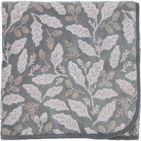 Helena Springfield Harvest Moon Helena Springfield Harvest Moon Acorns Fleece Throw, Charcoal & Linen listed by Bedeck Home