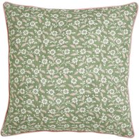 Helena Springfield Harvest Moon Helena Springfield Harvest Moon Folk Ditsy Cushion 45cm x 45cm, Green/Pink listed by Bedeck Home
