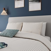 Helena Springfield Harvest Moon Helena Springfield Harvest Moon Ticking Stripe Super Kingsize Duvet Cover SET, Blue/Teal sold by Bedeck Home
