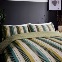 Helena Springfield Loft Living Ari Stripe Single Duvet Cover SET, Multi