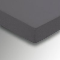 Helena Springfield, 50/50 Plain Dye Percale Kingsize Fitted Sheet, Charcoal