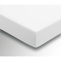 Helena Springfield 50/50 Percale, Double Fitted Sheet, White