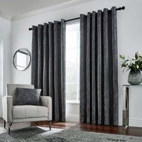 Helena Springfield Helena Springfield Roma Lined Curtains 66" x 72", Gun Metal listed by Bedeck Home