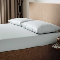 Helena Springfield Secret Garden 200 Thread Count Plain Dye Super Kingsize Fitted Sheet, Grey