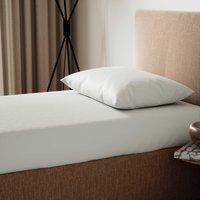 Helena Springfield Secret Garden 200 Thread Count Plain Dye Single Fitted Sheet, Stone