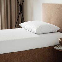Helena Springfield Secret Garden 200 Thread Count Plain Dye Single Fitted Sheet, White