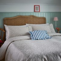 Helena Springfield Secret Garden Helena Springfield Secret Garden Floral Trail Jacquard Double Duvet Cover SET, Soft Linen sold by Bedeck Home