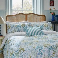 Helena Springfield Secret Garden Helena Springfield Secret Garden Foxglove Print Double Duvet Cover SET, Aqua listed by Bedeck Home