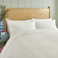 Helena Springfield Secret Garden Helena Springfield Secret Garden Margo Embroidery Double Duvet Cover SET, White listed by Bedeck Home