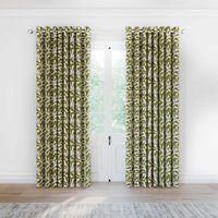 Helena Springfield Simply Scandi Helena Springfield Simply Scandi Leni Lined Curtains 66" x 90", Green listed by Bedeck Home