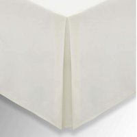 Helena Springfied Plain Dye, 50/50 Percale, Kingsize Valance, Ivory