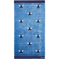Joules Joules Botanical Bee Bath Sheet, Pale Blue listed by Bedeck Home