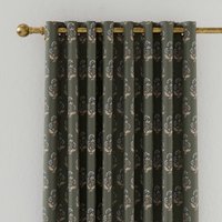 Joules Joules Chamomile Lined Curtains 90" x 90", Olive listed by Bedeck Home