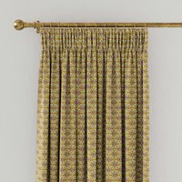 Joules Joules Floral Foulard Lined Curtains 90" x 54", Ochre listed by Bedeck Home