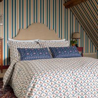 Joules Joules Floral Scallop Kingsize Duvet Cover Set, Blue sold by Bedeck Home