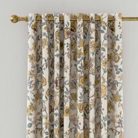 Joules Joules Indienne Floral Lined Curtains 90" x 90", Teal listed by Bedeck Home
