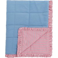 Joules Joules Siesta Stripe Throw, Red listed by Bedeck Home