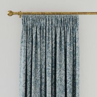 Joules Twilight Ditsy Lined Curtains 66" x 54", Duck Egg