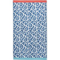 Land & Shore Land & Shore Corie Bath Sheet, Blue/Red listed by Bedeck Home