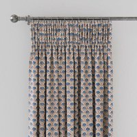 Land & Shore Land & Shore Dawn Lined Curtains 90" x 72", Blue/Red listed by Bedeck Home