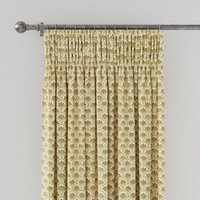 Land & Shore Land & Shore Dawn Lined Curtains 90" x 54", Ochre/Multi listed by Bedeck Home