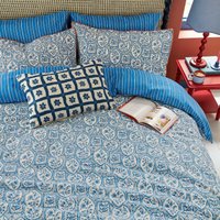 Land & Shore Land & Shore Portrait Double Duvet Cover SET, Blue listed by Bedeck Home