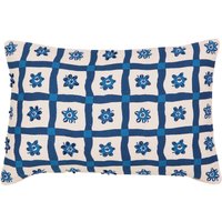 Land & Shore Land & Shore Sora Cushion 60cm x 40cm, Blue listed by Bedeck Home