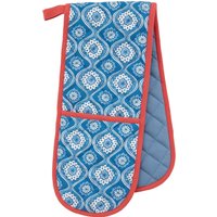 Land & Shore Land & Shore Achill Double Oven Glove, Blue/Red listed by Bedeck Home