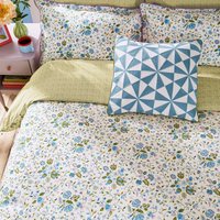 Land & Shore Land & Shore Ethel Double Duvet Cover SET, Green listed by Bedeck Home
