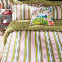 Land & Shore Land & Shore Raven Stripe Kingsize Duvet Cover SET, Multi sold by Bedeck Home