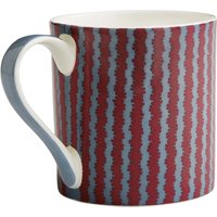 Land & Shore Land & Shore River Stripe Mug, Blue/Red listed by Bedeck Home