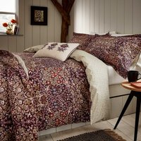 Morris & Co Morris & Co Blackthorn Double Duvet Cover Set, Damson listed by Bedeck Home