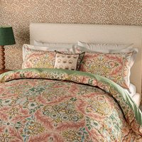 Morris & Co | V&A Morris & Co | V&A Earthly Paradise Double Duvet Cover SET, Rose & Pale Olive listed by Bedeck Home