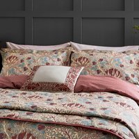 Morris & Co Morris & Co Artichoke Single Duvet Cover SET, Grey & Wine listed by Bedeck Home