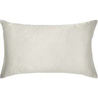 Morris & Co Morris & Co Silk Standard Pillowcase, Silver listed by Bedeck Home