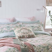 Morris & Co Morris & Co Strawberry Thief Kingsize Duvet Cover Set, Cochineal Pink sold by Bedeck Home