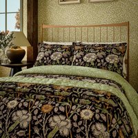 Morris & Co Morris & Co Pink & Rose Kingsize Duvet Cover SET, Blackthorn listed by Bedeck Home