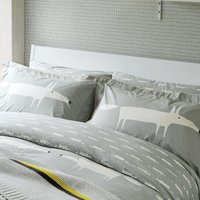 Scion Scion Mr Fox Kingsize Duvet Cover SET, Silver sold by Bedeck Home