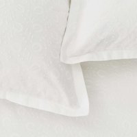 Murmur Murmur Alice Oxford Pillowcase, White listed by Bedeck Home
