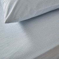 Murmur Edith Kingsize Fitted Sheet, Ballintoy Blue