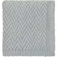 Murmur Murmur Harris Chunky Knit Throw, Cloud Grey listed by Bedeck Home